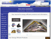 Tablet Screenshot of energyefficientsolutions.com